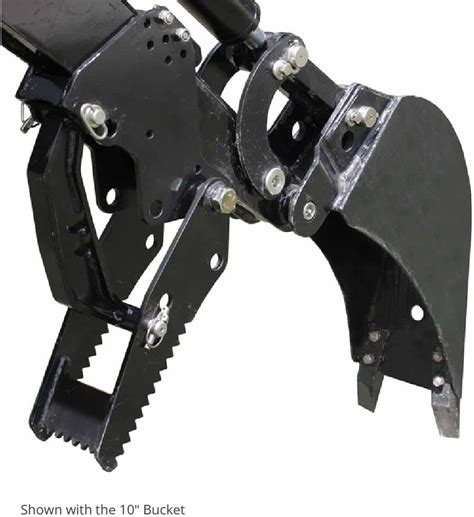 titan attachments skid steer fronthoe bucket and thumb|front hoe skid steer attachment.